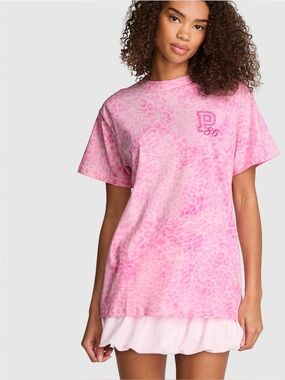 PINK Victoria's Secret Pink Tie-Dye Graphic Tee